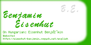 benjamin eisenhut business card